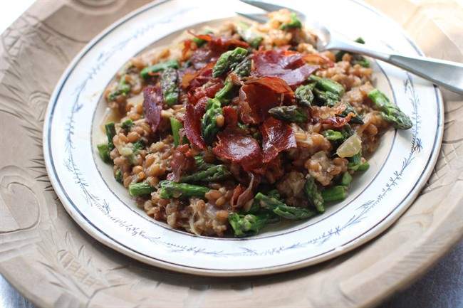 Big and chewy wheat berries work in salads risotto and