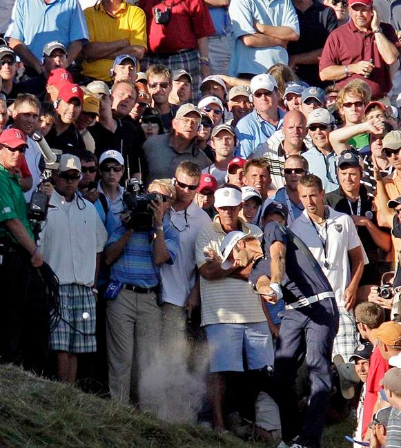 Bunker where Johnson grounded club covered for PGA