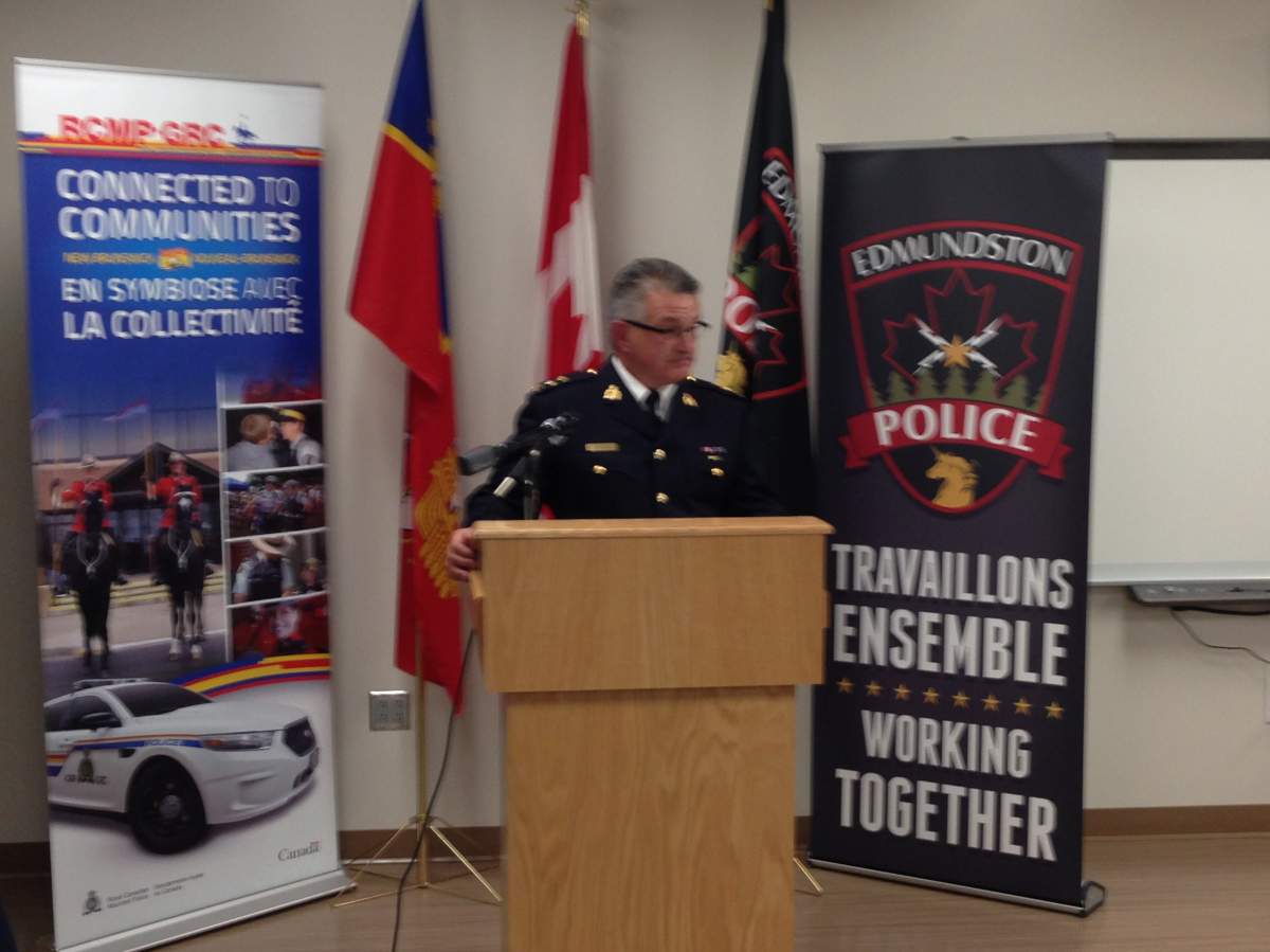 Superintendent Daniel Nowlan of the NB RCMP.