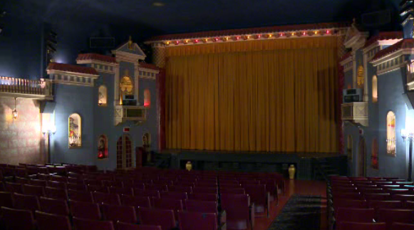 The Roxy Theatre is one of only three historic Atmospheric movie theatres remaining in Canada