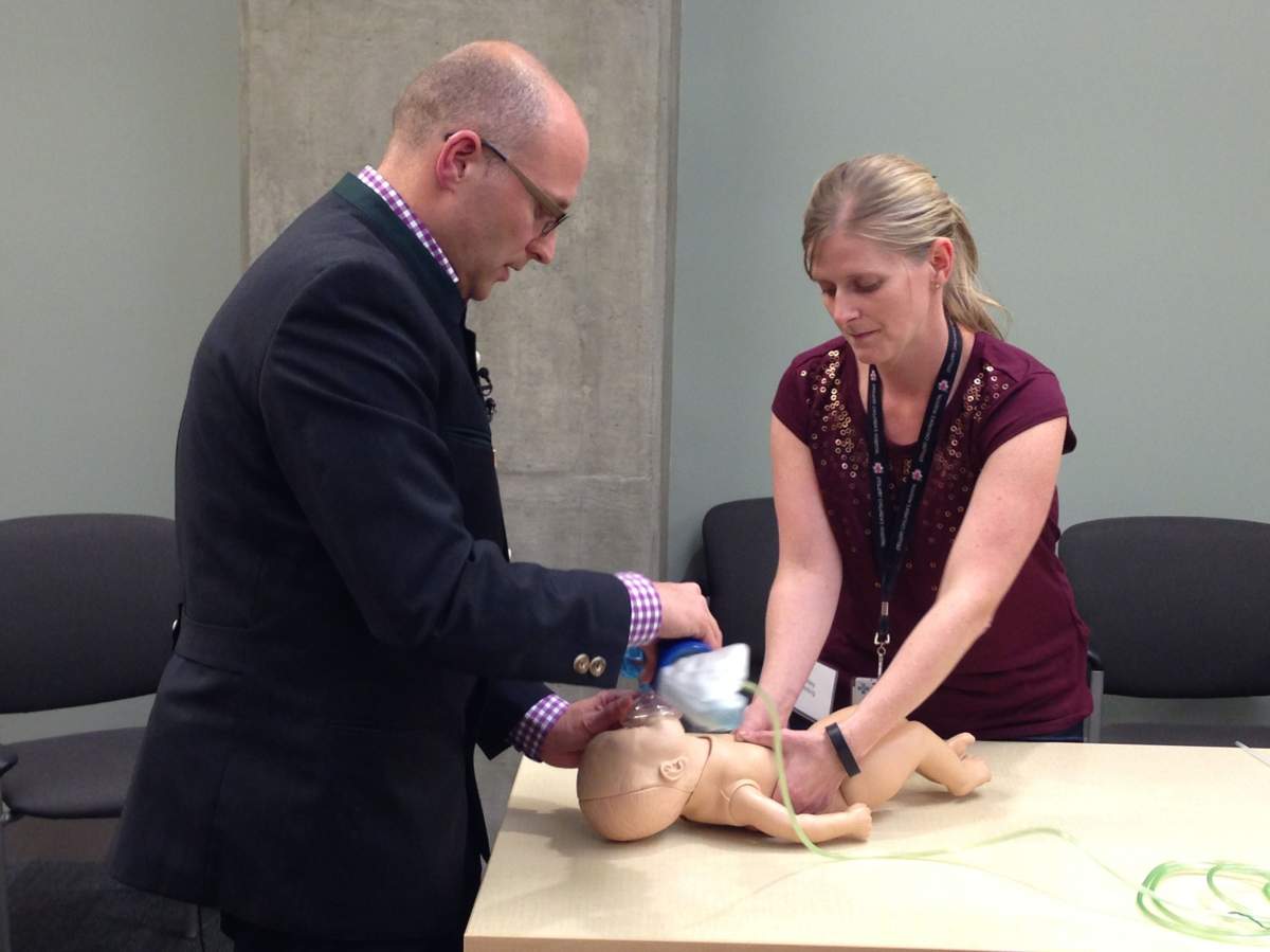 University of Alberta students hope a new video game will help save babies’ lives.