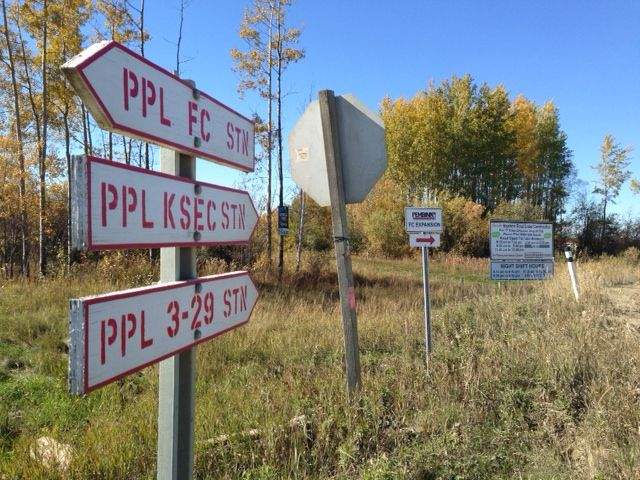 The Encana site near Fox Creek, Sept. 22, 2015.