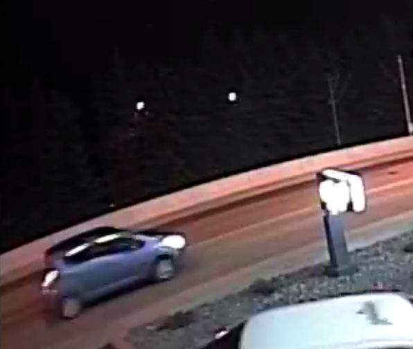 Police released a photo of a vehicle seen leaving the crime scene which they believe may be connected to the homicide. It’s described as a dark blue, two door Toyota Yaris with tinted windows.