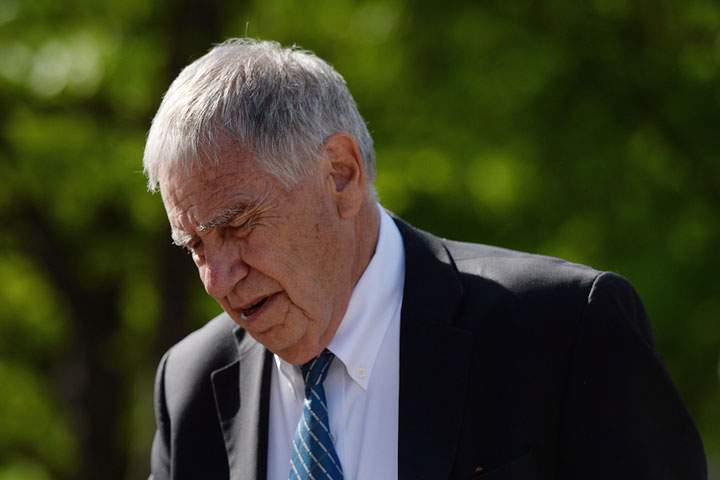 Bruce Carson, the former adviser to Prime Minister Stephen Harper, arrives to court in Ottawa on Monday, June 2, 2014. Carson is in court for influence-peddling charges.