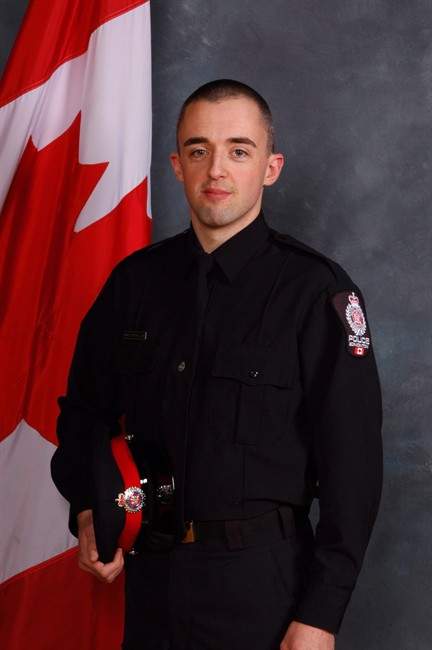 Const. Daniel Woodall, of the EPS Hate Crimes Unit, poses in this undated handout photo.