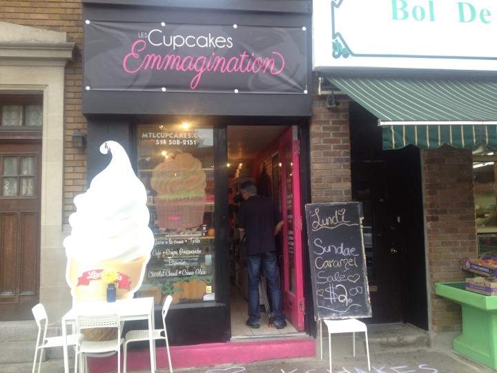 The exterior of Emmagination Cupcakes, Monday, September 28, 2015.