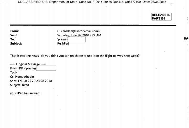 Clinton wanted update on gefilte fish and other things from now-public emails - image