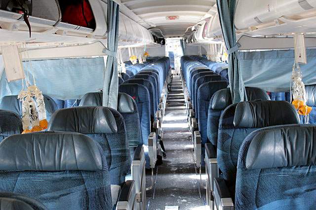 AC 624 interior looking rearward