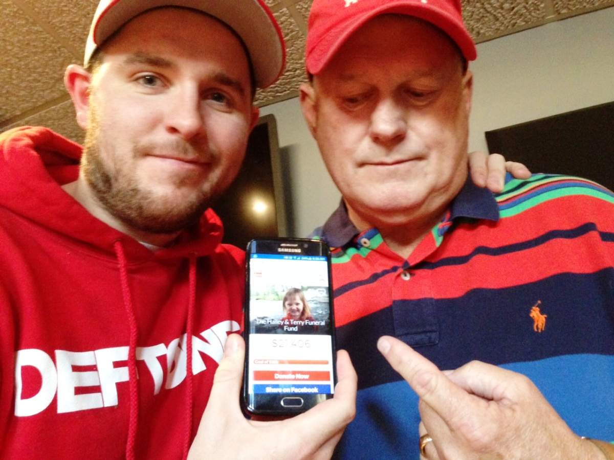 JD Lewis (left) and Gerry Forbes (right) from CJAY92.