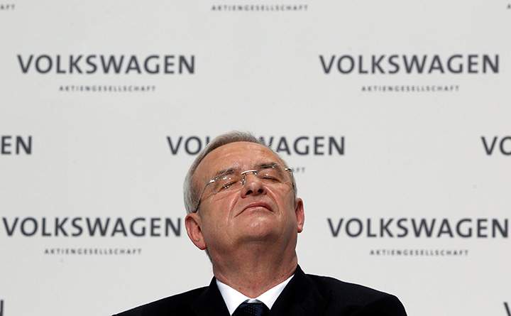 In this March 12, 2012 file photo Volkswagen CEO Martin Winterkorn attends the company's annual press conference in Wolfsburg, Germany. 