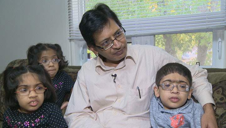 A family with three children diagnosed with the rare genetic disease Morquio Syndrome is waiting to hear on funding for Vimizim therapy.