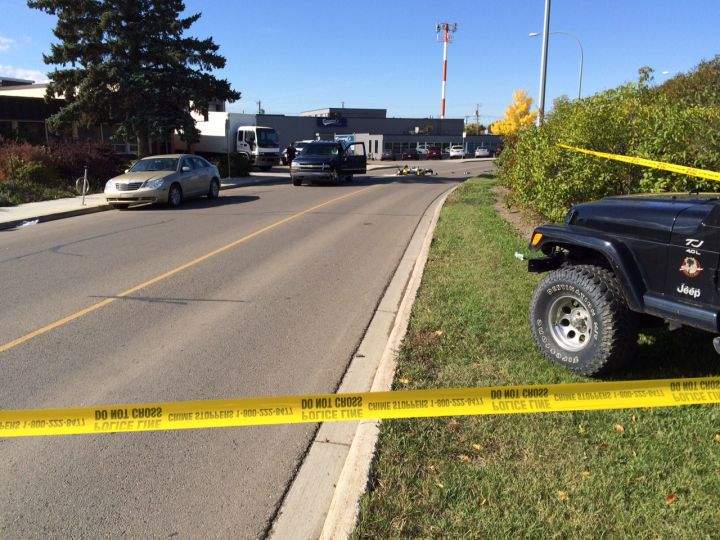 Three people were sent to hospital Tuesday, Sept. 22, 2015 after a collision in the area of 119 Street and 108 Avenue.