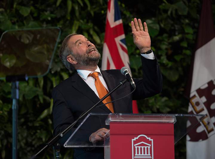 NDP leader Tom Mulcair