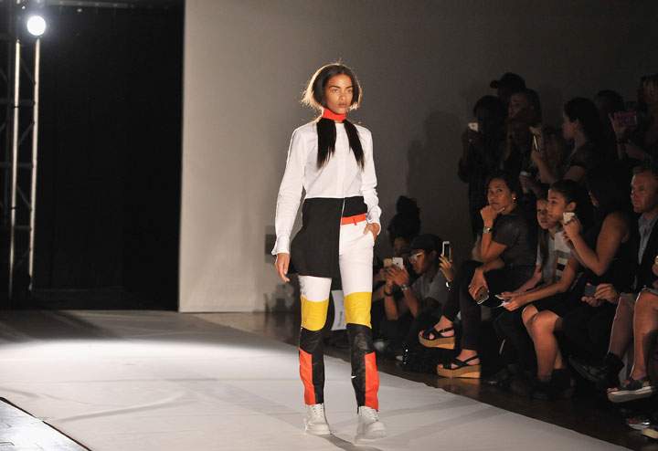 the Pyer Moss fashion show during Spring 2016 New York Fashion Week at the Altman Building on September 10, 2015 in New York City.