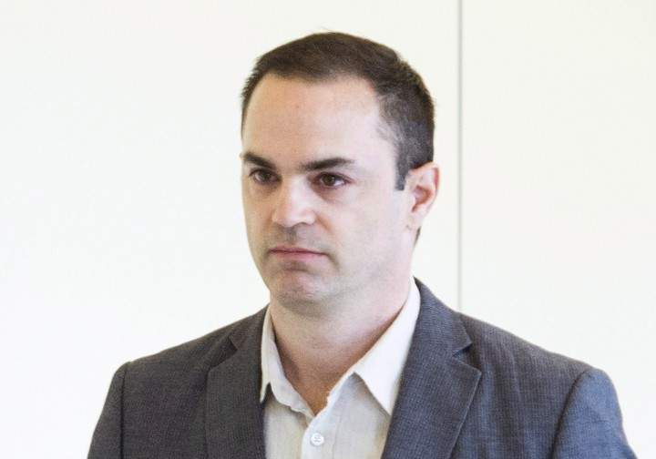 Guy Turcotte arrives at the Saint-Jerome courthouse, Monday, September 14, 2015.