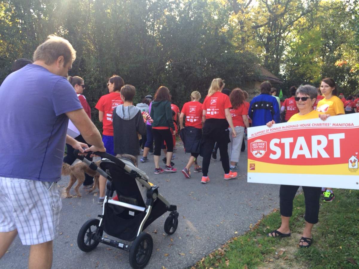First annual Red Shoe Walk in support of the Ronald McDonald House.