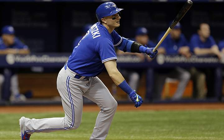 Toronto Blue Jays' Troy Tulowitzki during the second inning of a baseball game Friday, Oct. 2, 2015, in St. Petersburg, Fla.
