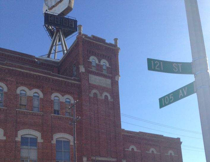 The Molson building west of downtown Edmonton.
