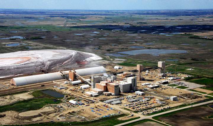 Graham Construction has worked on the Colonsay potash mine.