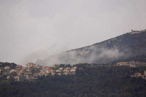 Syria's northern town of Kasab, on the border with Turkey, are still going on between Syrian regime and opponents on March 29, 2014. The sound of the clashes is heard from Yayladagi province of Hatay. (Photo by Erdal Turkoglu/Anadolu Agency/Getty Images).