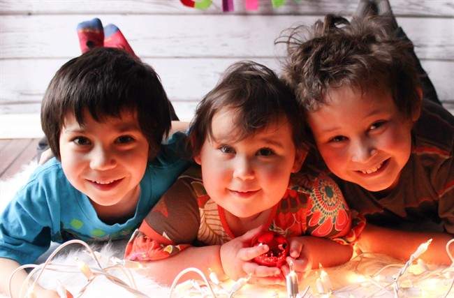 Harrison, Milly and Daniel Neville-Lake (left to right) are shown in a handout photo. The mother of the three children is pushing for tougher impaired driving sentences in the wake of the fatal crash that killed them and their grandfather. 