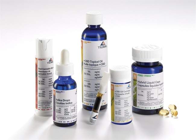 Assorted cannabis oil products are shown in a handout photo. A number of Canada's medical marijuana growers are poised to release cannabis oils for authorized patients who don't want to smoke or vaporize the dried herb to relieve symptoms. 