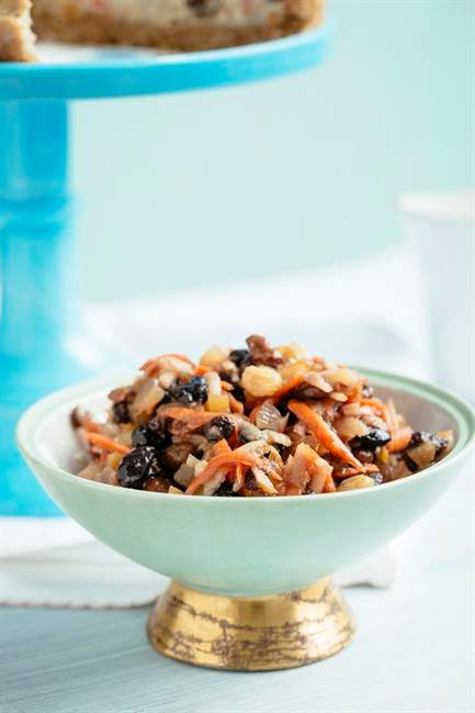 Carrot and Parsnip Fruit Mince: Add this to Christmas Cheesecake or use it to make mince tarts. 