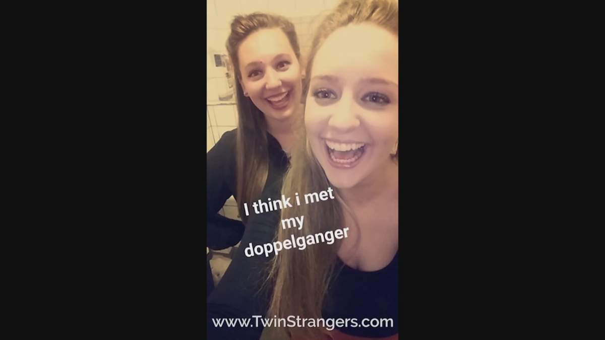 Ciara Murphy and Cordelia Roberts snapped this photo when they realized they were each other’s lookalike.