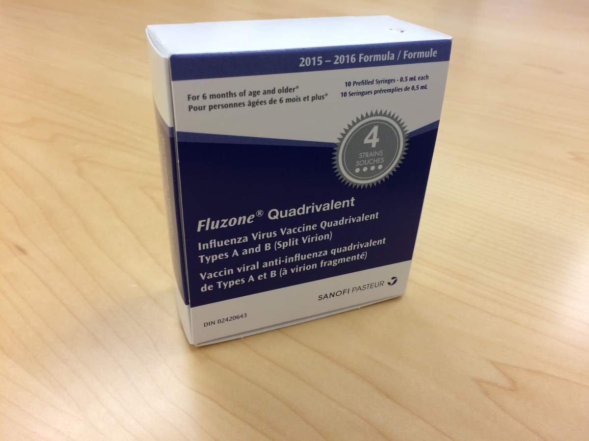 Four-strain, quadrivalent (QIV) vaccine.