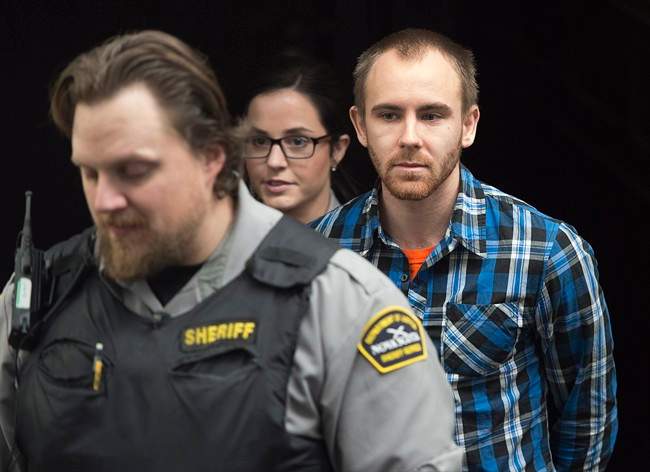 William Sandeson arrives at provincial court in Halifax on Tuesday, October 27, 2015.