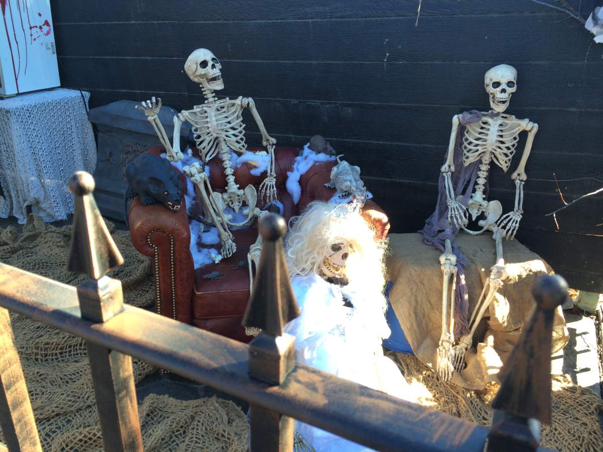 Brian and Ingrid Carli’s haunted house, located at 64 Embassy Place in St. Albert.