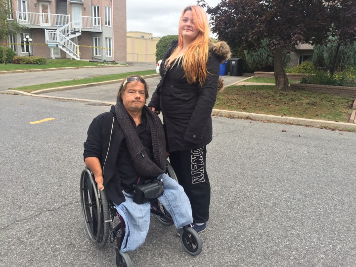 Richard Lemieux and his daughter, Sydney, on Wednesday, October 7, 2015.