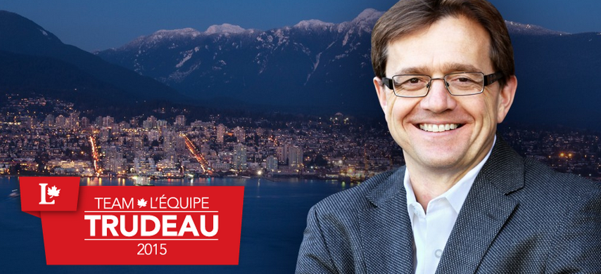 Jonathan Wilkinson is the Liberal candidate in North Vancouver.