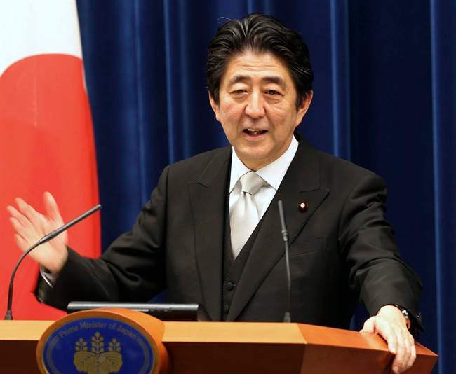 A hacking group says it has crashed the official website of Japanese Prime Minister Shinzo Abe.