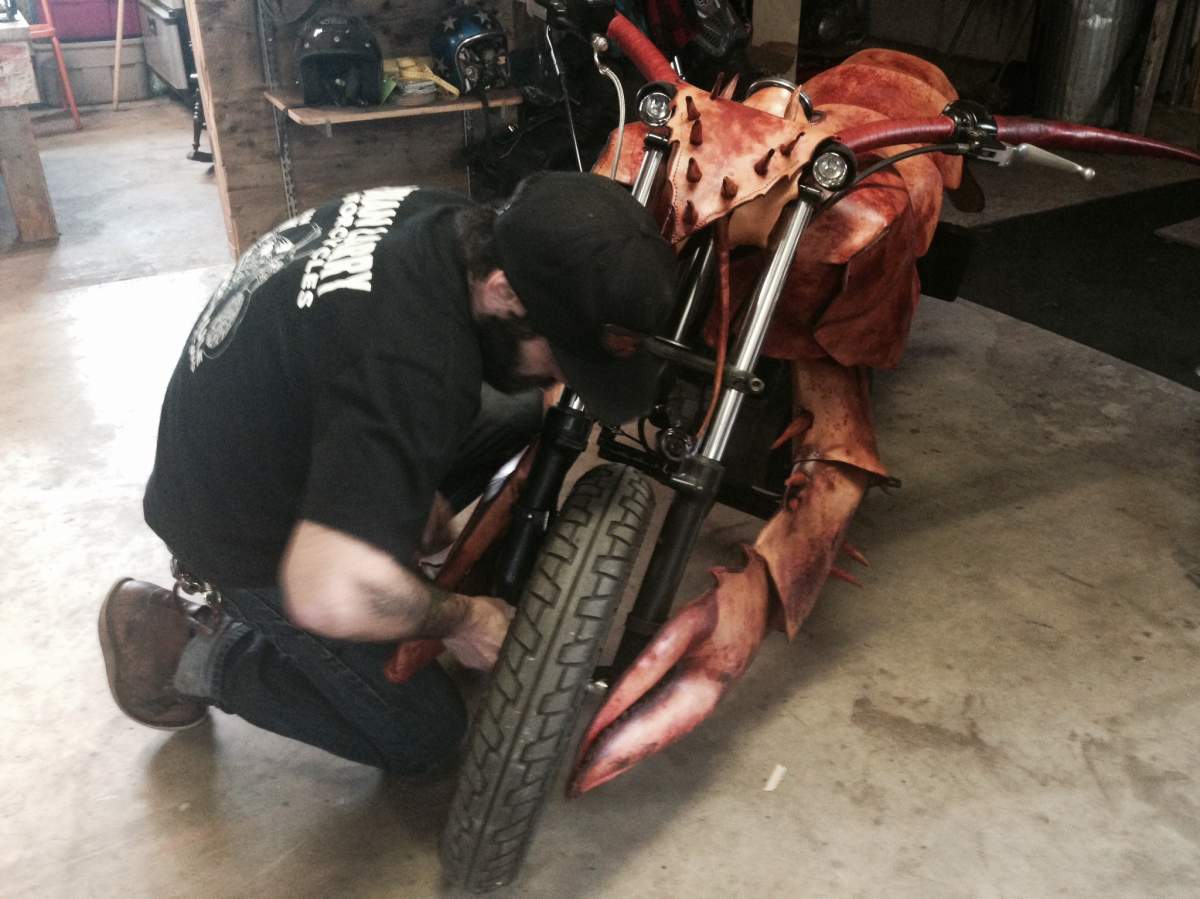 Timo completed the custom bike in just two weeks.
