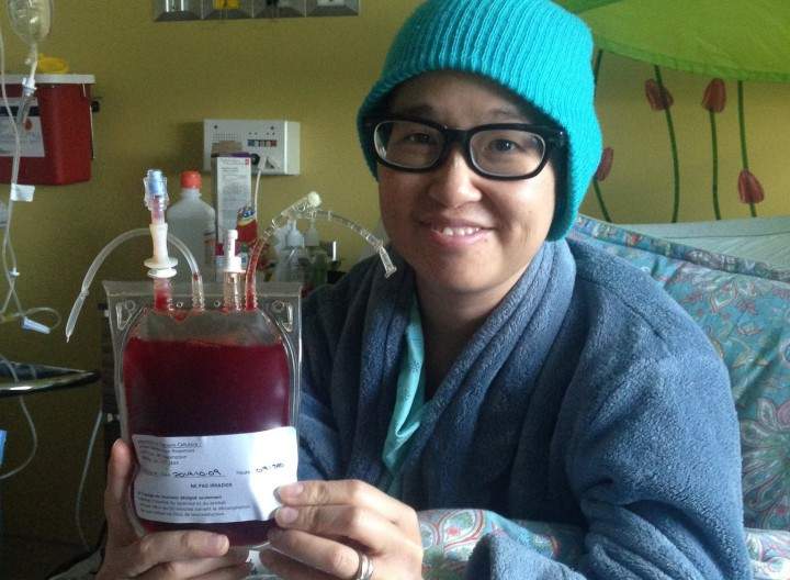 Mai Duong in hospital.