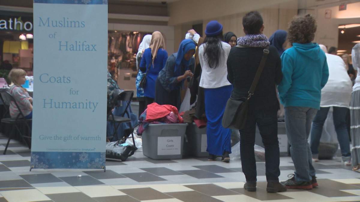 The drive, which ran between noon and 5 p.m. at Mic Mac Mall on Sunday, was set up by Muslims of Halifax.