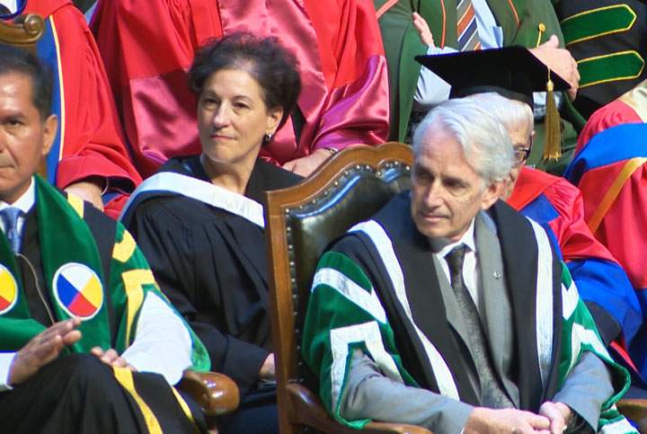 New university president Peter Stoicheff says other schools looking to it for guidance on Truth and Reconciliation Commission.