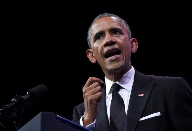 President Barack Obama speaks at the Congressional Hispanic Caucus Institute’s (CHCI) 38th Anniversary awards gala in Washington.
