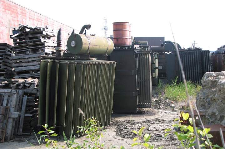 In this file photo, transformers and electrical equipment sit on the property of Reliance Power Equipment Ltd. in Pointe-Claire, Que., on Friday, August 30, 2013.