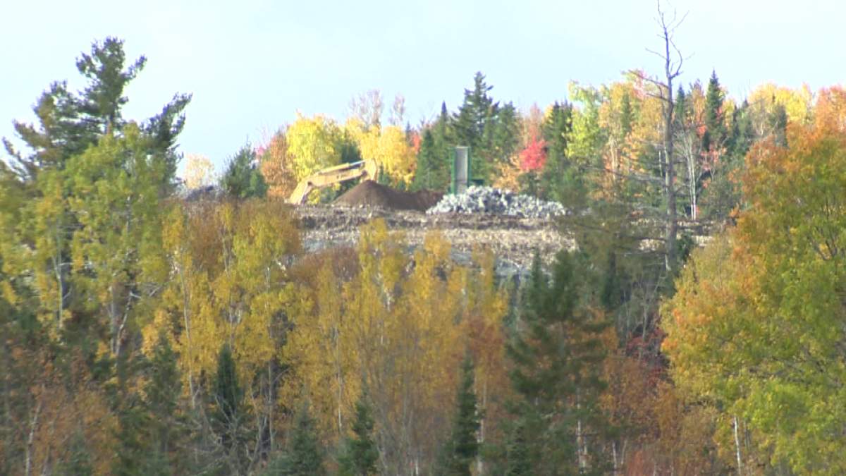 A look at the quarry from McQuinn’s backyard. Laura Brown/Global News