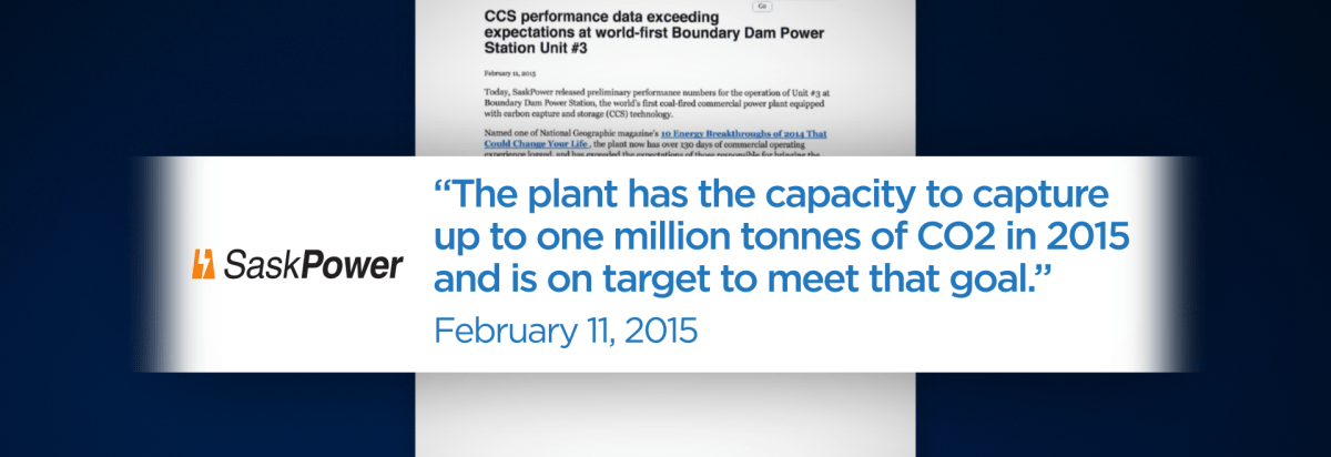 UPDATED: Questions over ‘spin’ of SaskPower’s early carbon capture failures - image