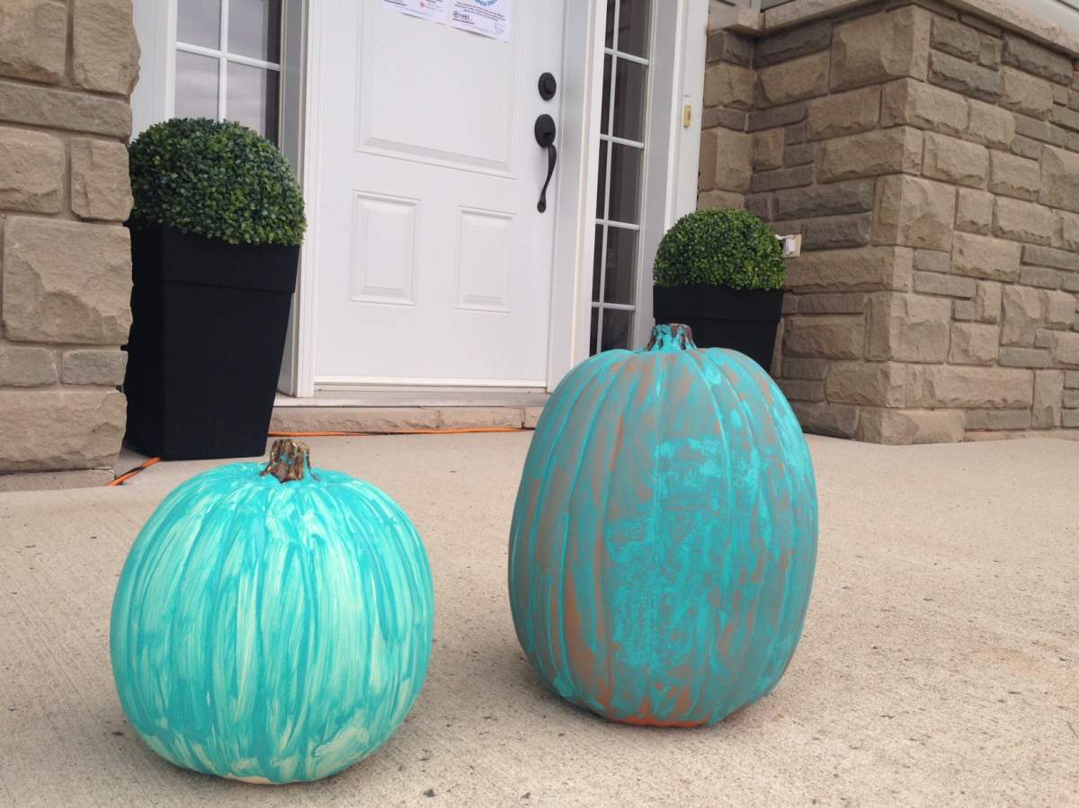 It’s easy to take part – just paint a pumpkin teal and place it outside your home.