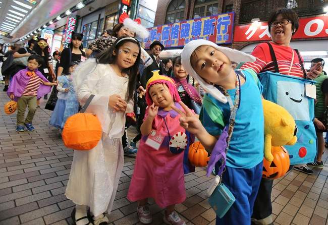 Halloween costumes.