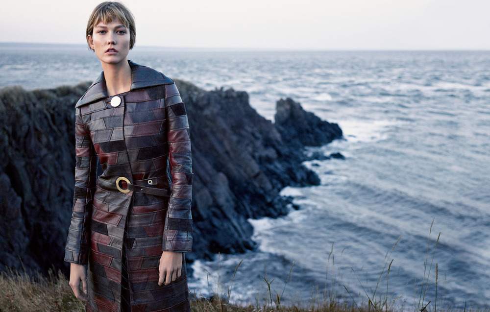Current Studios, a Dartmouth production studio that assisted in the shoot, posted the photographs on its website of the shoot called "Shore Leave" featuring models Karlie Kloss and Dylan Brosnan.
