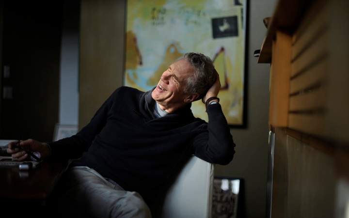 Broadcaster, author Stuart McLean is photographed during an interview in his Toronto home on Nov 20 2012. 