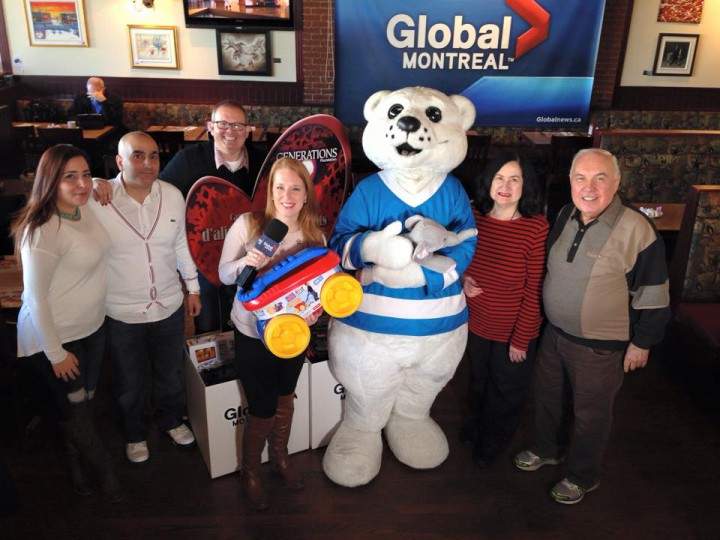 Generous Dorval residents drop off new toys and non perishable food items as part of the Generations Foundation Food and Toy Drive, Monday, November 16, 2015.