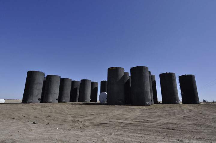 Nov. 1: Ian Robertson took this Your Saskatchewan photo of oil tanks near Kindersley