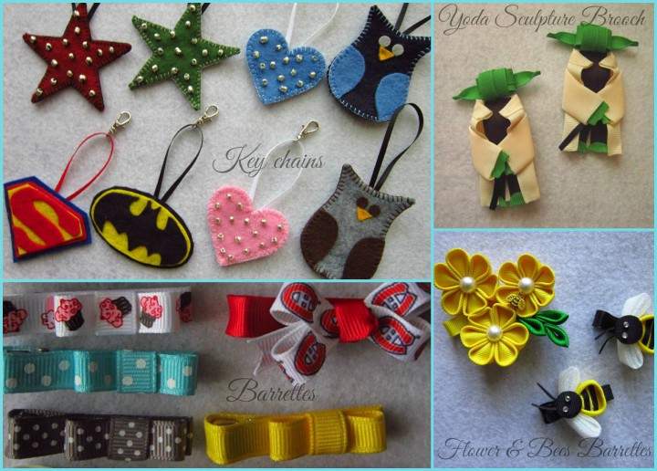 Bijal Shah Seetharaman’s love for colours and handiwork led to BsBowzArt around the same time her son started going to daycare. She works with wool felt and ribbons to create barrettes, headbands, bows, ribbon sculptures and much more.
