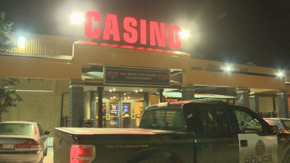 Police are searching for suspects after an elderly woman was attacked in the Casino Calgary parking lot on Wednesday, November 25, 2015.